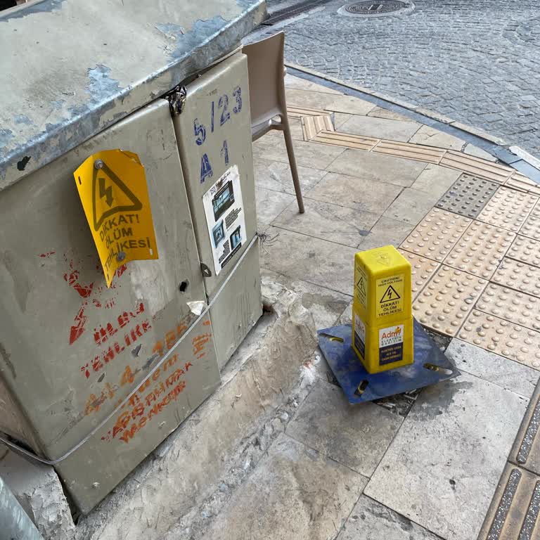 Milas’ta Güvenli Olmayan Elektrik Cihazı Yaya Trafiğini Tehlikeye Atıyor