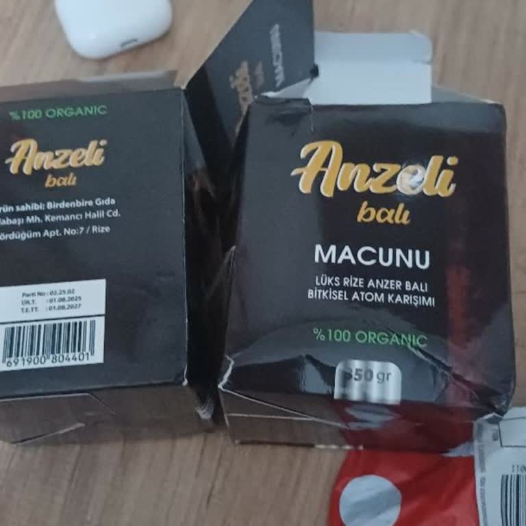 Anzeli Balı Macun Siparişinde 1 Kavanoz Eksik