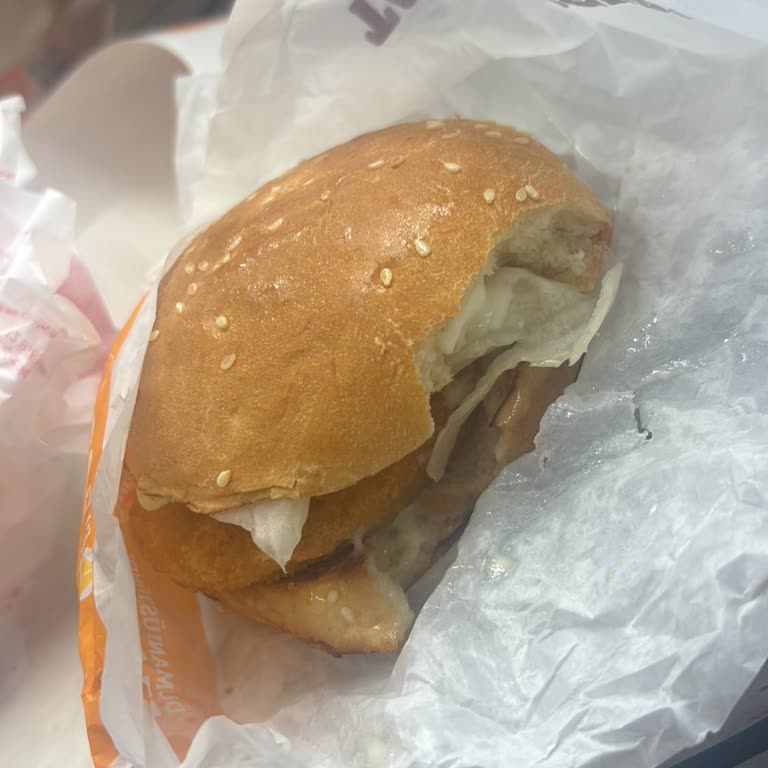 Tavuk Burger Isırılmış Ve Şikayetime Cevap Gelmedi