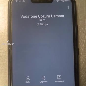 Vodafone Müşteri Hizmetlerine Ulaşamıyorum!