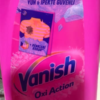 Vanish Oxi Action Ürünü Renk Açması Ve Delinme Nedeniyle Tişörtüme Zarar Verdi