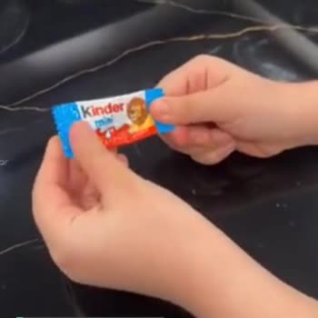 Kinder Mini Çikolata İçinin Boş Olması