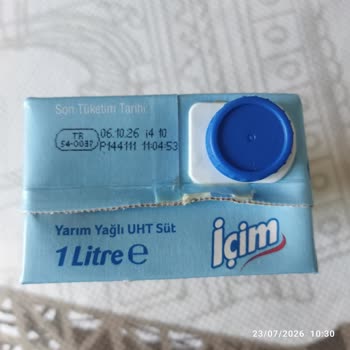 Ülker İçim Sütlerinde Erken Bozulma Ve Tat Değişikliği