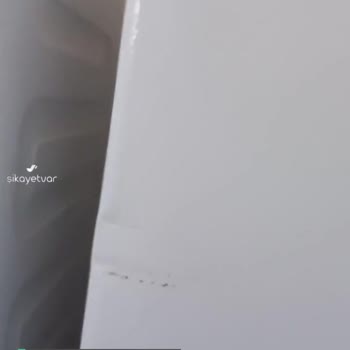 Arçelik Servisin Hasarlı Olarak Getirdiği Derin Dondurucu