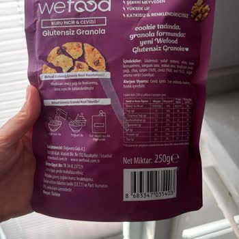 Wefood Granolada Çıkan Taş Dişime Ağrı Verdi Ve Tazminat Talep Ediyorum
