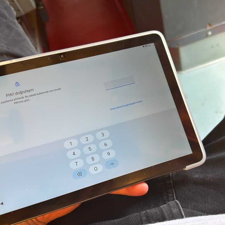 Şifre Ve Google Hesabı Unutulduğunda Tablet Açamama