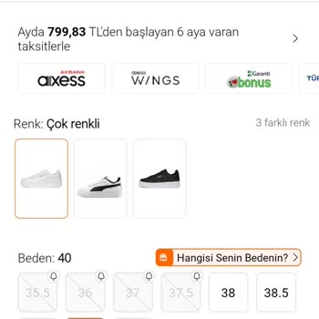 Kampanyalı Stokta Görünürken Puma Sneaker’ım İptal Edildi