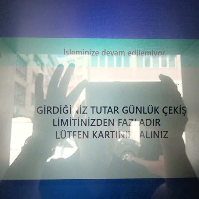 Günlük Limit Uyarısıyla ATM’den Para Çekememe Sorunu