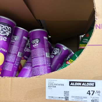 Yanıltıcı Etiketleme Nedeniyle Üç Paket Cips İçin 300 TL Fazla Ücret Talebi
