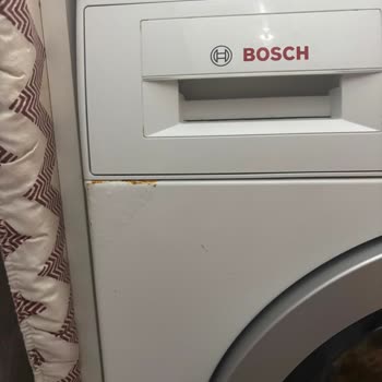 Bosch Çamaşır Makinesinin Deterjan Kapağındaki Pas Sorunu Ve Ücretsiz Parça Değişimi Talebi