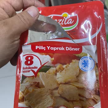 Lezita Döner Ürünü Donuk Halde Yanmış Ve Kötü Kokmuş
