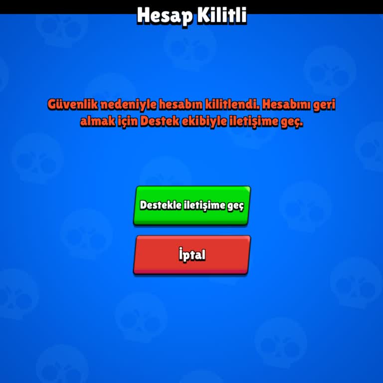 Brawl Stars Hesabım Kilitlendi Ve Kimlik Doğrulama Reddedildi