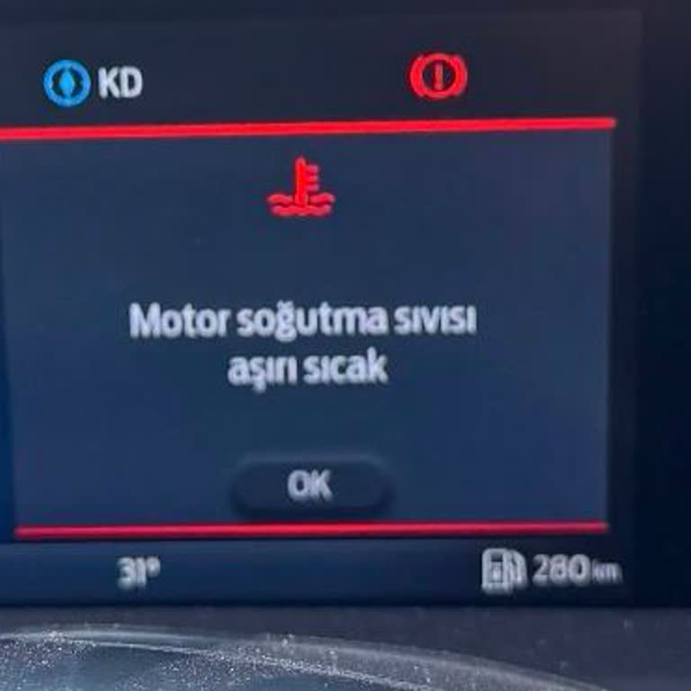 Motor Soğutma Sıvısı Aşırı Sıcak Uyarısı Ve Geciken Randevu