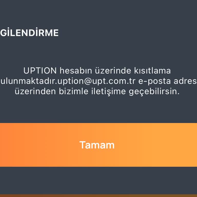 Uption Hesabım Açıklama Olmadan Kısıtlandı Ve Bakiye Çekilemedi