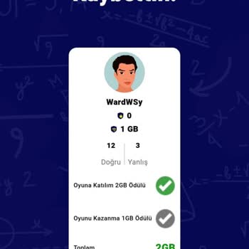 Oyun İçinde Kazandığım 1 GB Tarafıma Eklenmedi, 3 GB Talep Ediyorum