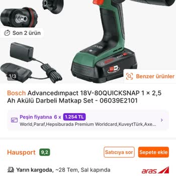 Hausport’tan Eksik Aparatlı Matkap Setine Değişim Reddi