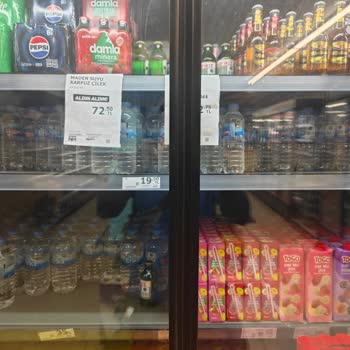 A101 Mağazasında Erikli Su Fiyatı Yüksekliği Ve Soğuk Su Seçeneği Eksikliği