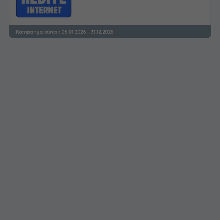 Kazandırio'dan Kazandığım 5 GB İnternet Paketi Hattıma Tanımlanmadı
