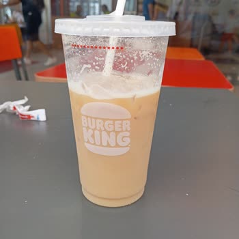 Bursa Oksijen Burger King Şubesinde Ice Latte Buzlu Su Gibi