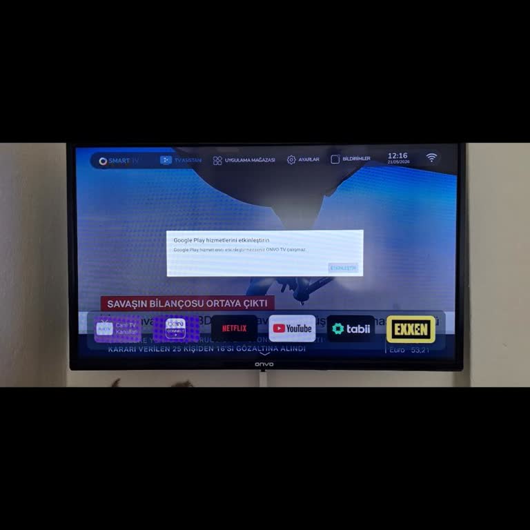 Onvo TV’de Her Açılışta Google Play Uyarısı, Kalıcı Çözüm Bekleniyor
