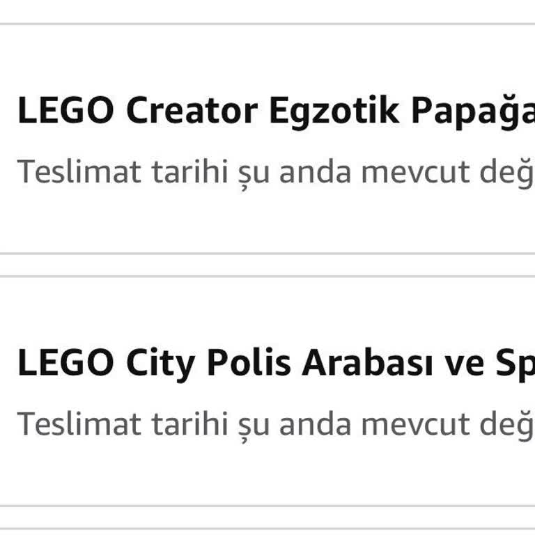 Kredi Kartıma İade Talebi: Teslim Edilmeyen Lego Siparişleri