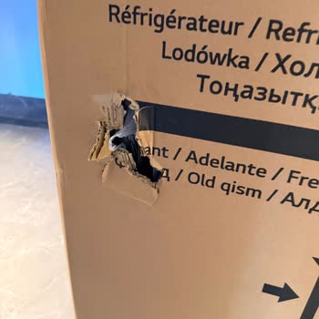 LG Delivered My New Refrigerator With Damaged Packaging