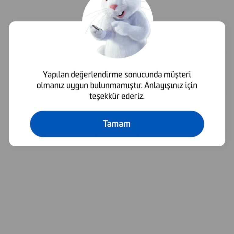 Uzaktan Görüntülü Görüşme Aşamasında Açıklama Sunulmadan Müşteri Başvurusu Reddedildi
