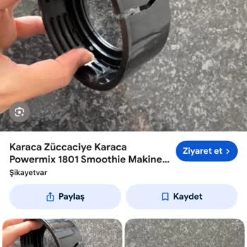Karaca Powermix 1801 Blender Yedek Parçası Yok, Kullanılamaz Durum
