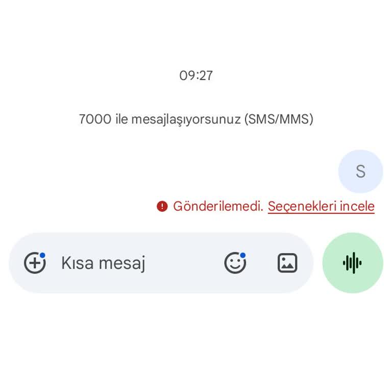 SMS Gönderilemediği İçin Gerçek Müşteri Temsilcisine Ulaşamama