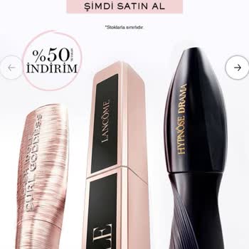 Lancome Web Sitesinden Tam Boy Maskara Beklerken Küçük Boy Ürün Aldım