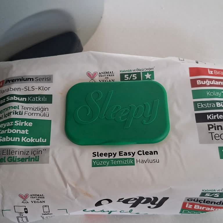 Yeni Premium Paketli Sleepy Easy Clean Ürünü Ciltte İz Bırakıyor