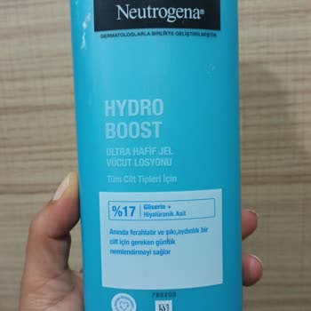 Neutrogena Hydro Boost Losyonunda Son Kullanma Tarihi Yok