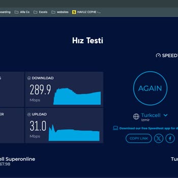 1000 Mbps Söz Edilen Hızın 250 Mbps Olarak Düşük Çıkması Ve Ücretli Servis Talebi