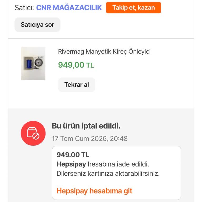Yetkili Servisin Aşırı Ücretli Kireç Önleyici Filtre Ücreti