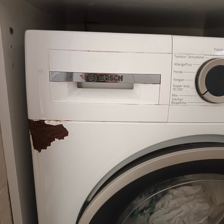 Bosch Çamaşır Makinesinde Erken Paslanma Ve Haksız Servis Ücreti