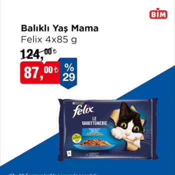 BİM Şubesinde Felix Kedi Maması Kampanya Fiyatı Usulsüz Satışı