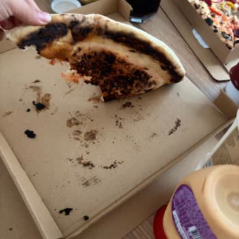 Yanmış Pizza Sorunu İçin Tam İade Talebi