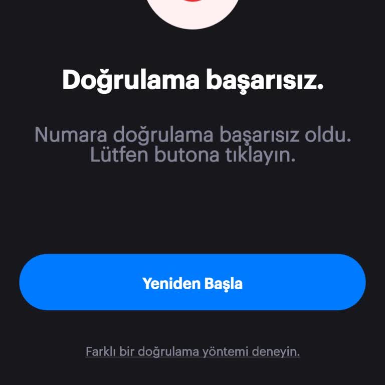 Azercell Numaralı GetContact Hesabına Girişte Doğrulama Hatası