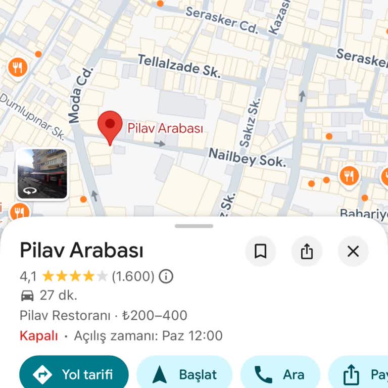 Kadıköy Pilav Arabacısı Nedeniyle Gıda Zehirlenmesi Şikayetim