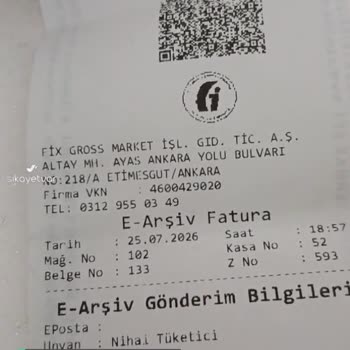 Fix Gross Bayat Tatlı Satışı