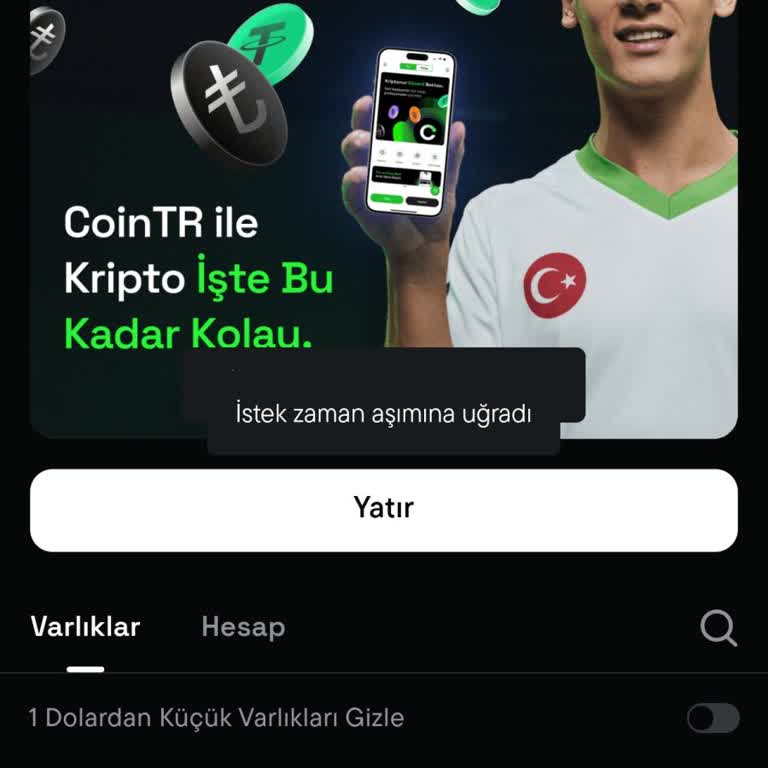 Cointr Hesabım İşlem Durduruldu Uyarısıyla Kilitlendi, Destek Yanıt Vermedi