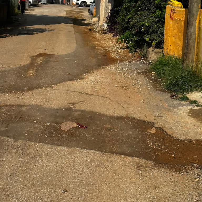 Çukurlu Ve Tozlu Yolun Acilen Asfaltlanması