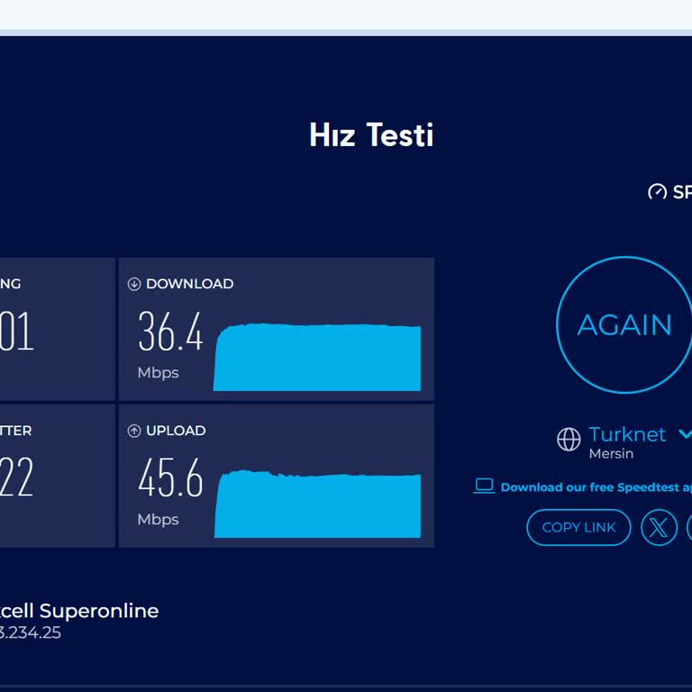 Superonline 1000 Mbps Paketi İçin Taahhüt Edilen Hız Ulaşılamıyor