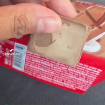 Ülker Bol Sütlü Kırmızı Paket Çikolata Bozuk Çıktı!