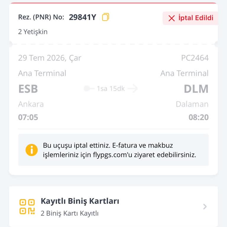 Pegasus Uygulamasındaki Yanıltıcı İade Tutarı