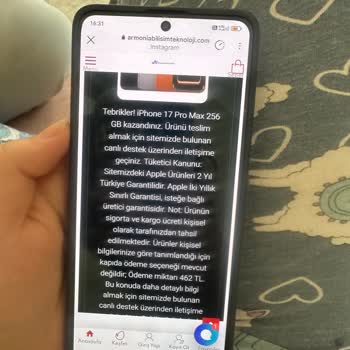 Instagramda Sahte IPhone Çekilişi Ve Zorunlu Kargo Ücreti Talebi