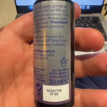 Nivea Luminous630 Ürünü Nedeniyle Göz Kapanması Ve Şiddetli Alerjik Reaksiyon
