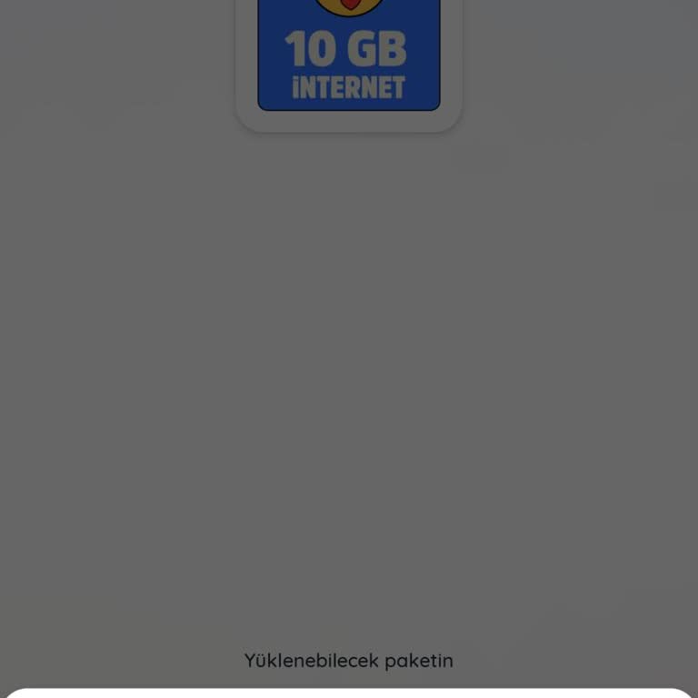 Kazandırio Uygulamasında İnternet Paketi Tanımlanamıyor