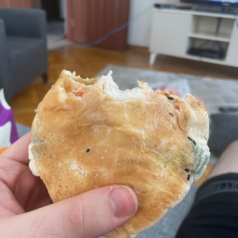 Trendyol GO'dan Aldığım Popeyes Sandviçinde Küflü Ekmeğe Rağmen İade Talebi