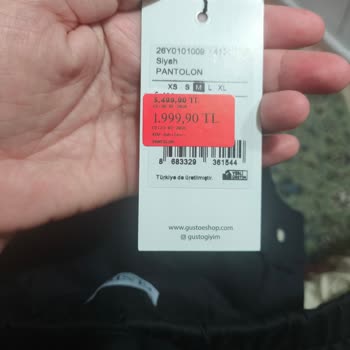 Gusto Mağazasından Alınan Pantolonun Gizli Tüylenmesi Ve Değişim Talebi